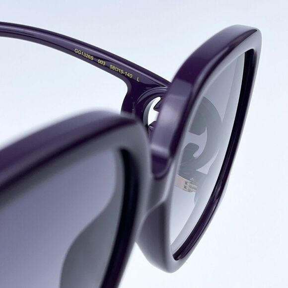 NEW Gucci GG1326S 003 Violet Grey Gradient Oversized Square Women Sunglasses - Picture 12 of 14